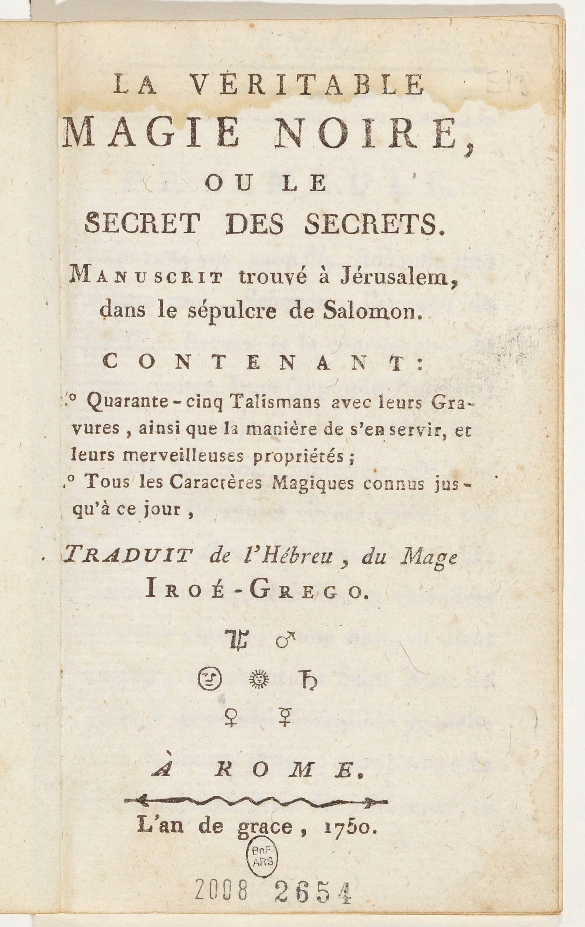 The True Black Magic (Secret of Secrets)