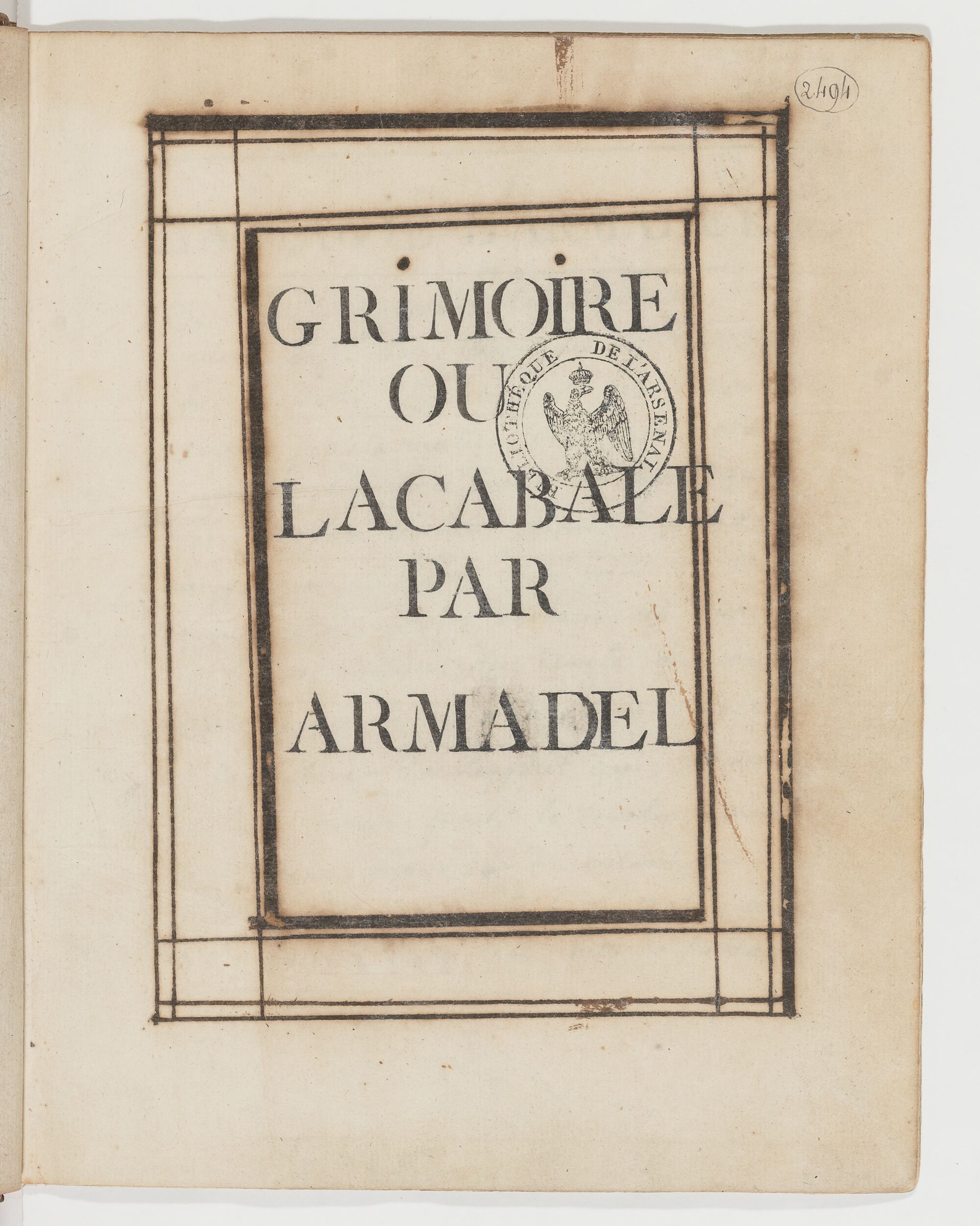 Occult Sciences Manuscript