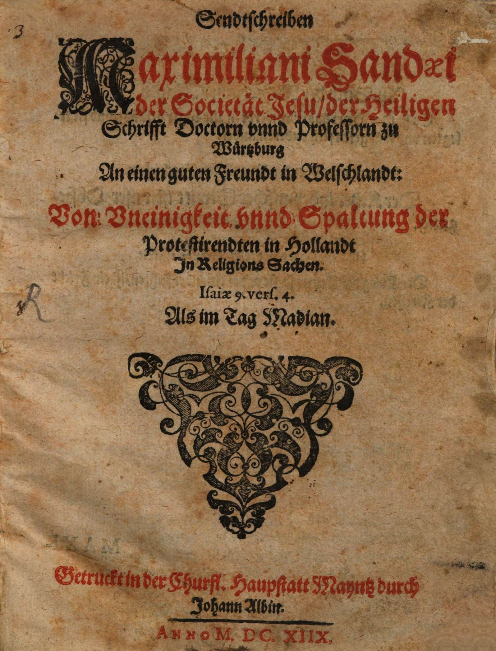 Epistle to a Good Friend in Italy