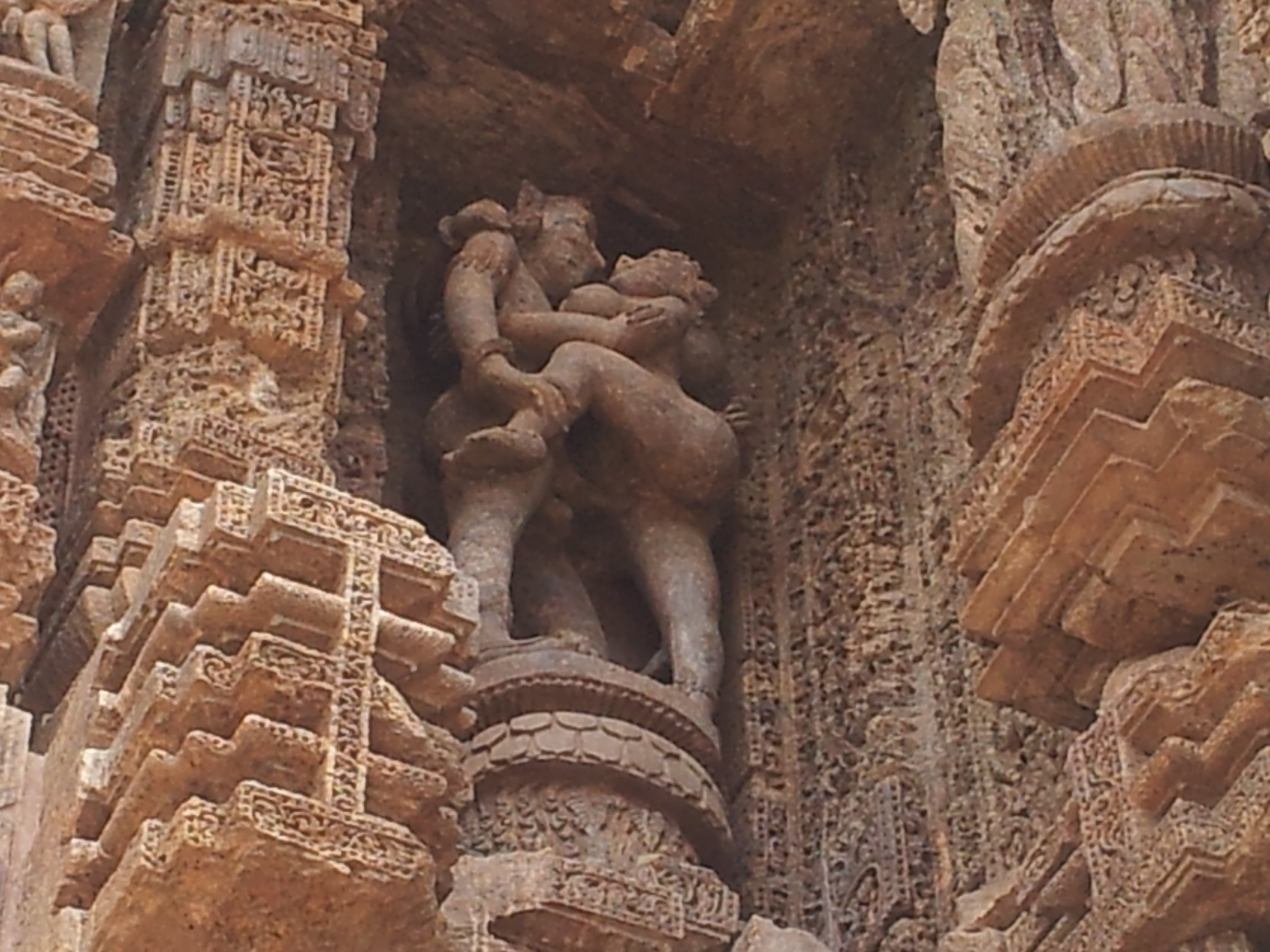 Beautiful work of the sculpturer of the temple