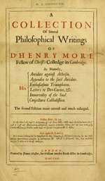 A Collection of Several Philosophical Writings of Dr. Henry More