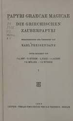 Greek Magical Papyri (Papyri Graecae Magicae)