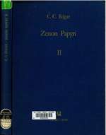 Zenon Papyri Vol. II - Cairo Museum