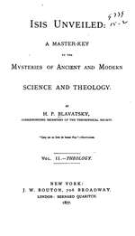 Isis Unveiled Vol. I - Science