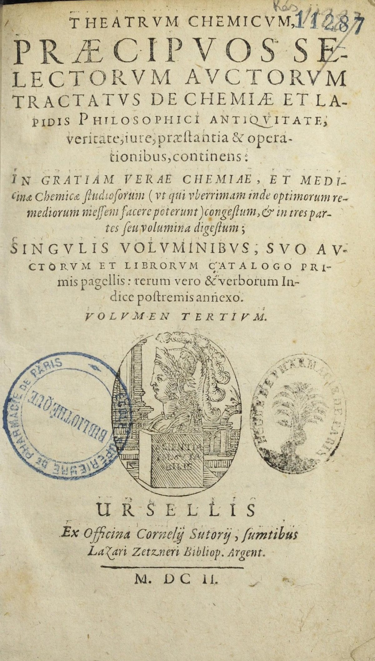 Theatrum Chemicum Vol. III (1602)