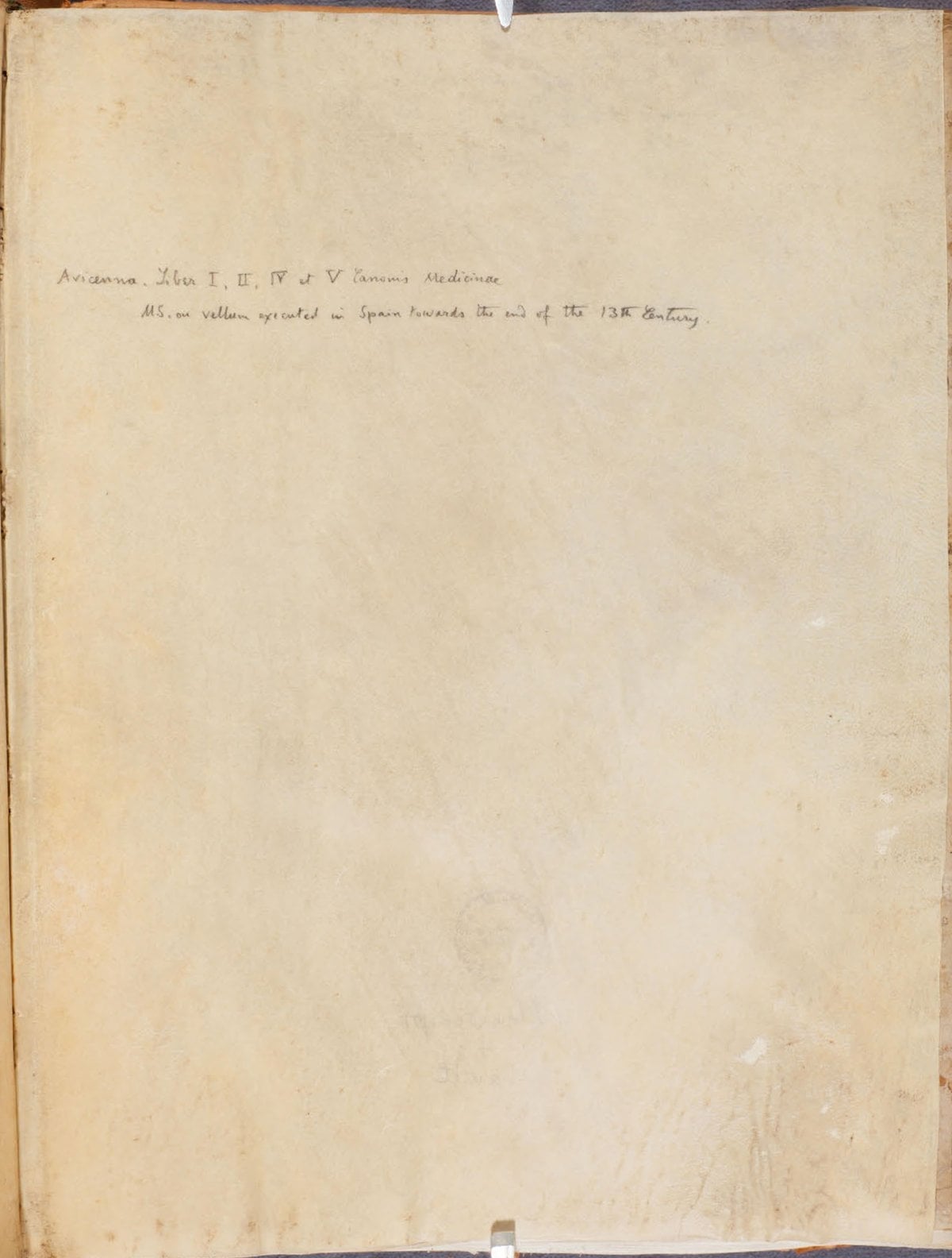 Avicenna: Canon Medicinae (c.1280 MS)