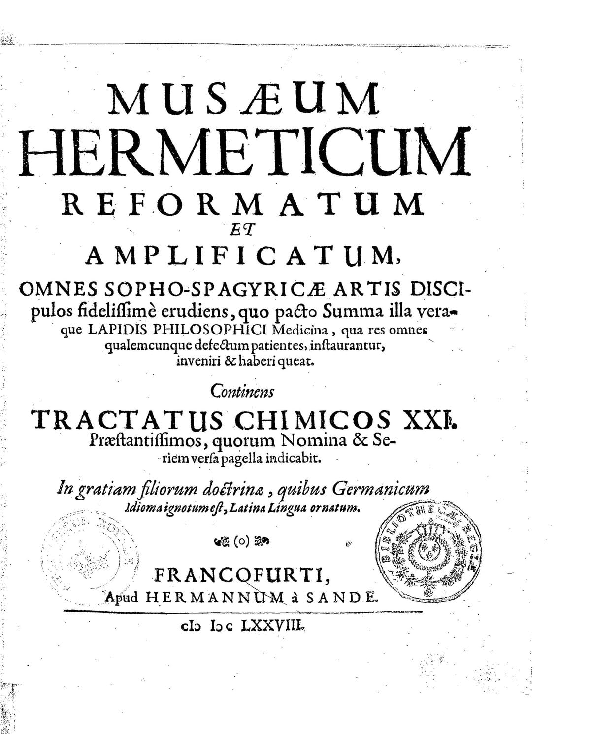 The Hermetic Museum, Restored and Enlarged