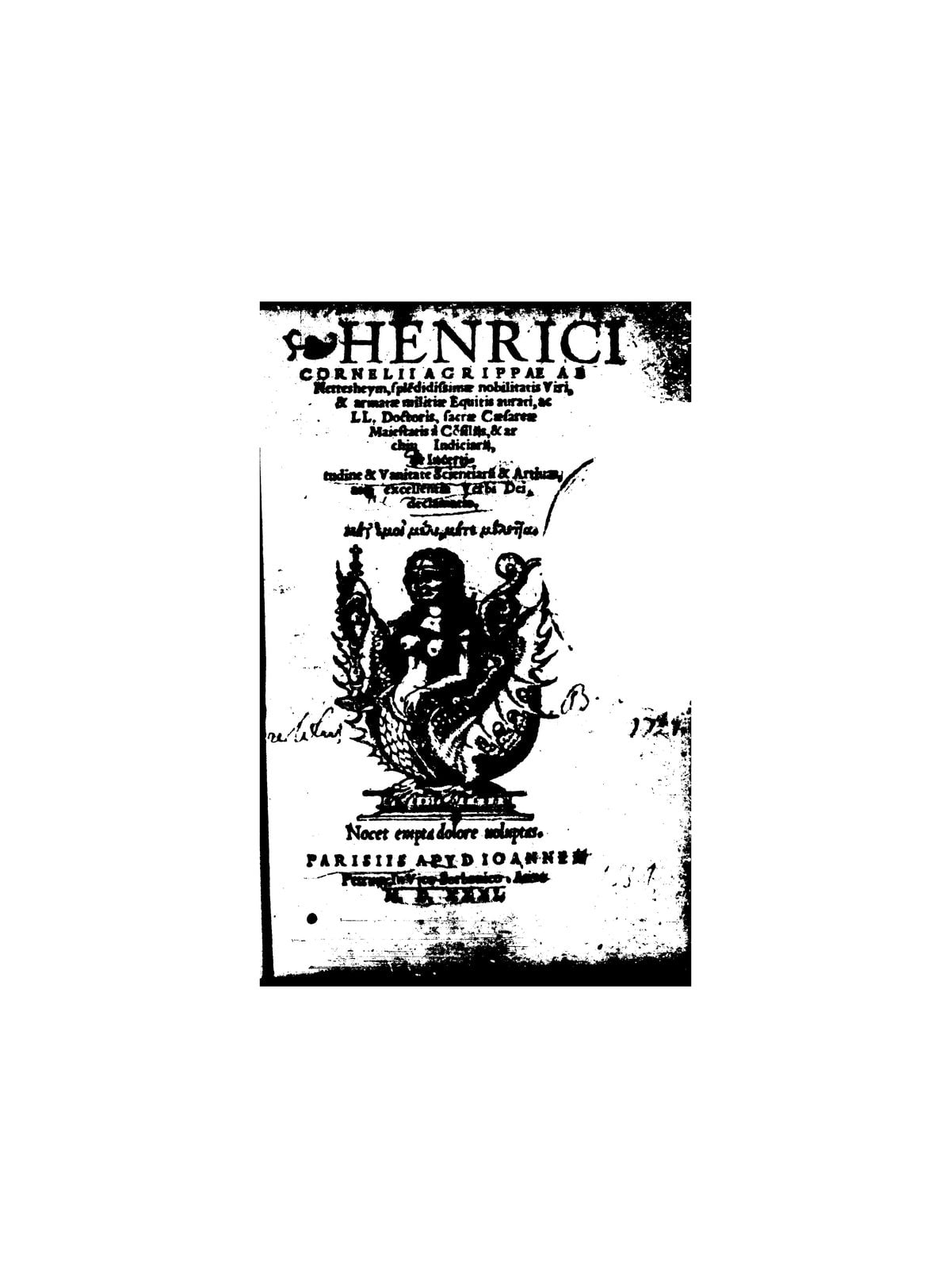 On the Uncertainty and Vanity of the Sciences and Arts