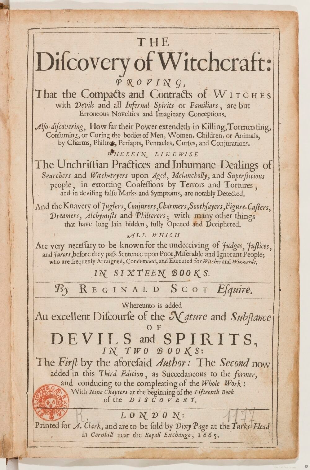 The Discovery of Witchcraft