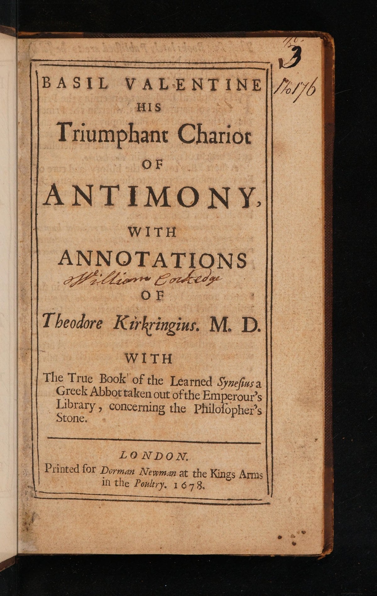 Triumphant Chariot of Antimony