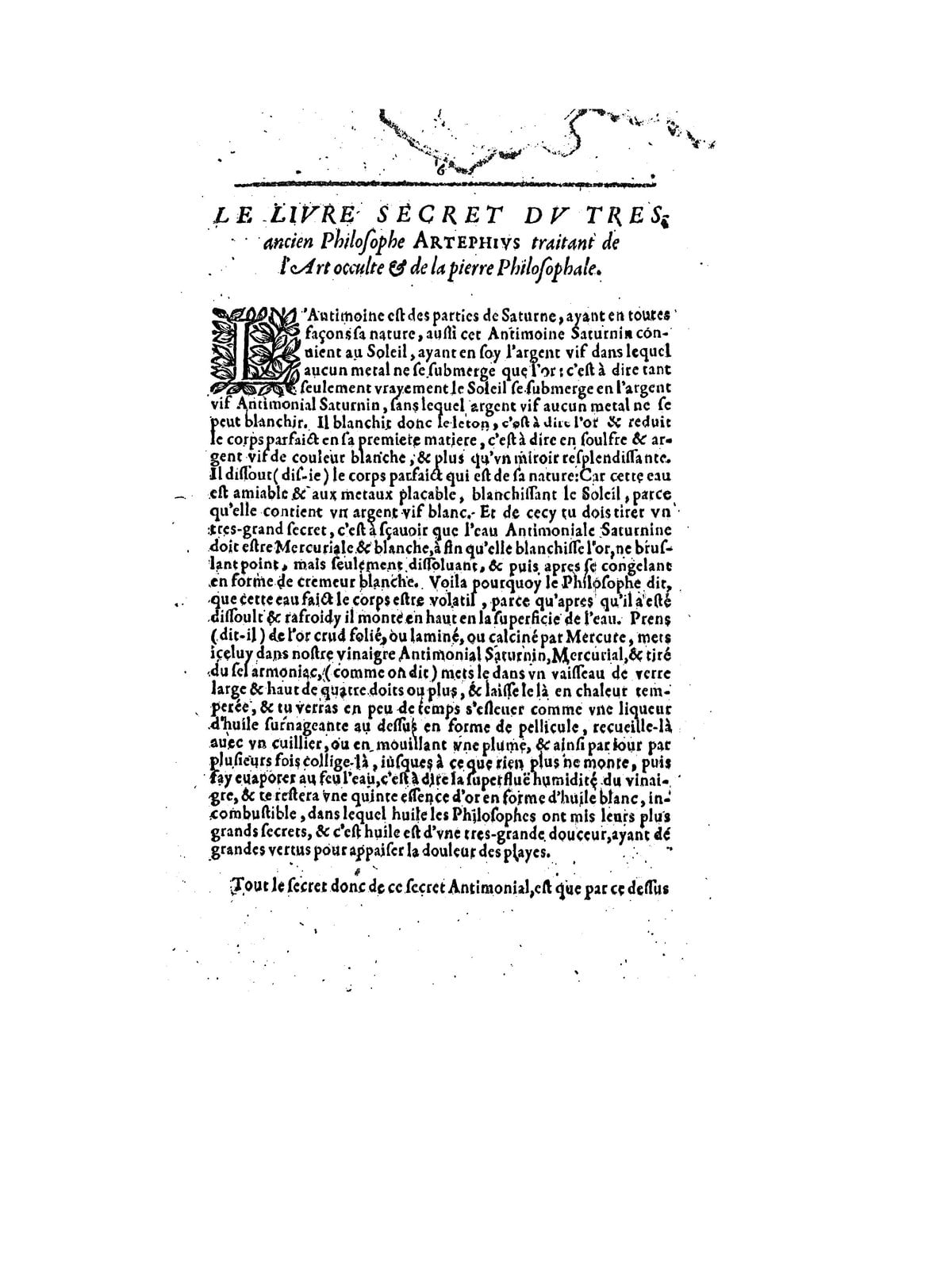 Natural Philosophy of Three Ancient Philosophers: Artephius, Flamel, and Synesius