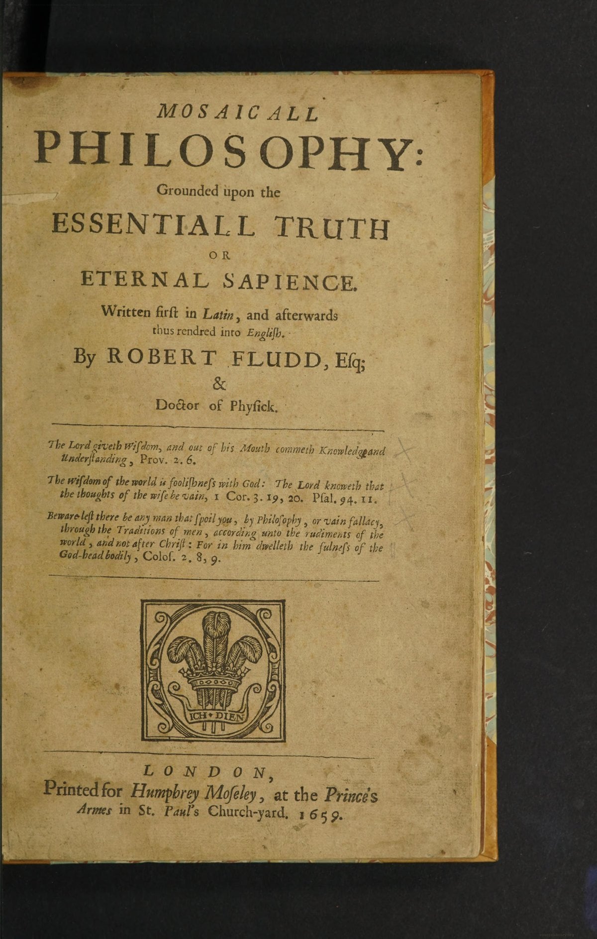 Mosaicall Philosophy