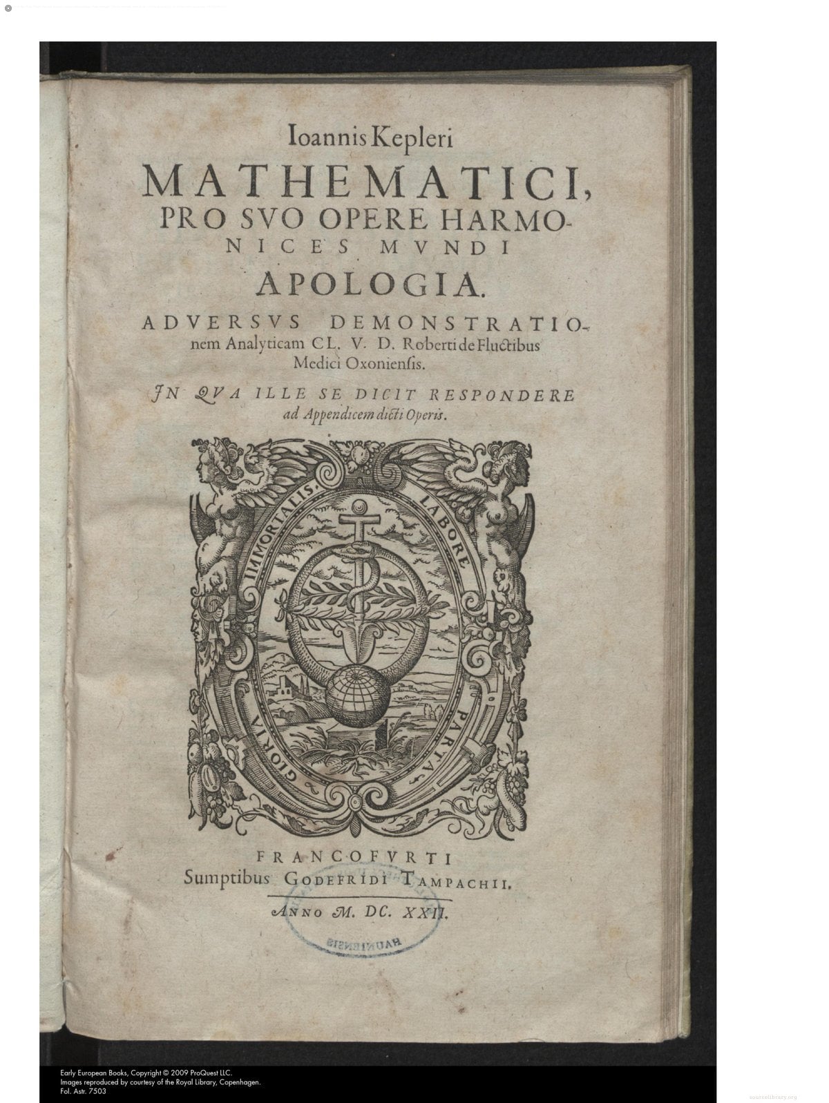 Defense of The Harmony of the World