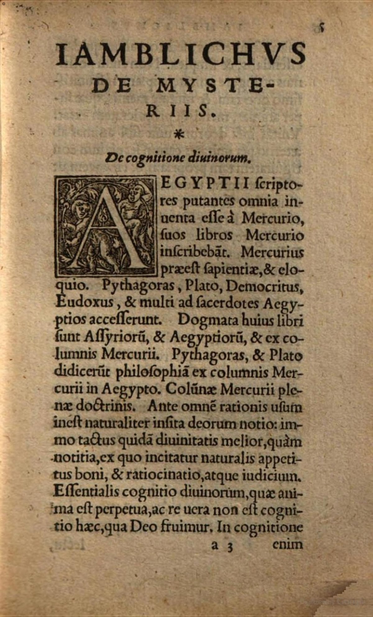 On the Mysteries of the Egyptians, Chaldeans, and Assyrians