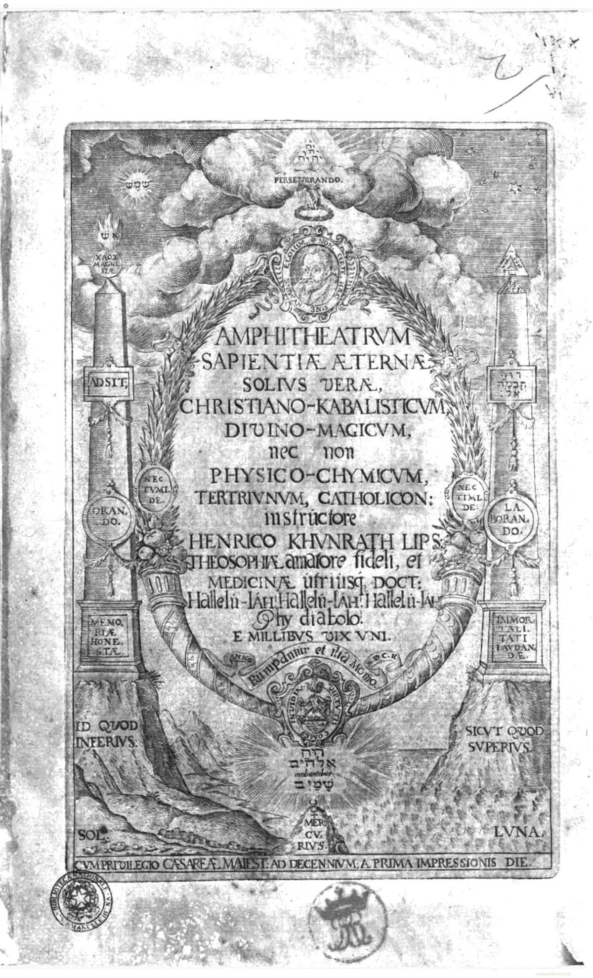 Amphitheatre of Eternal Wisdom (1609)