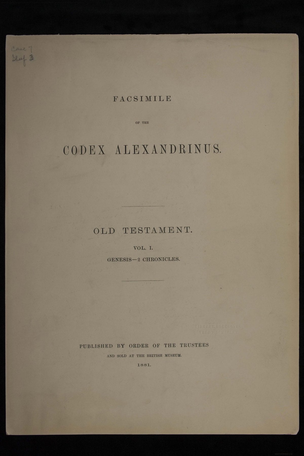 Codex Alexandrinus (Greek)