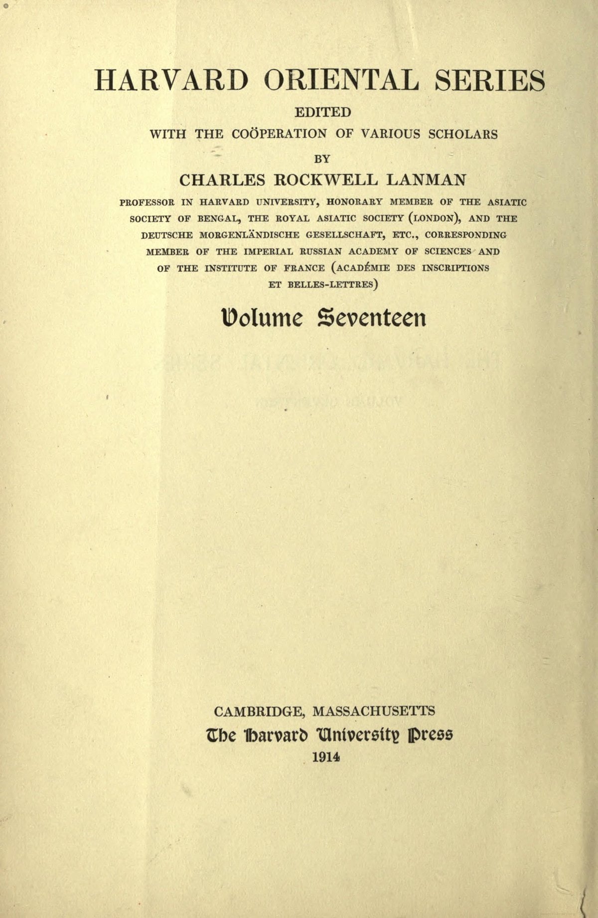 Yoga-System of Patanjali (Woods - Harvard)