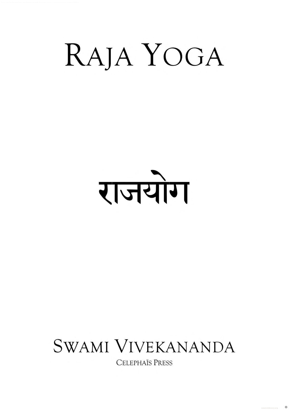 Raja Yoga - Swami Vivekananda