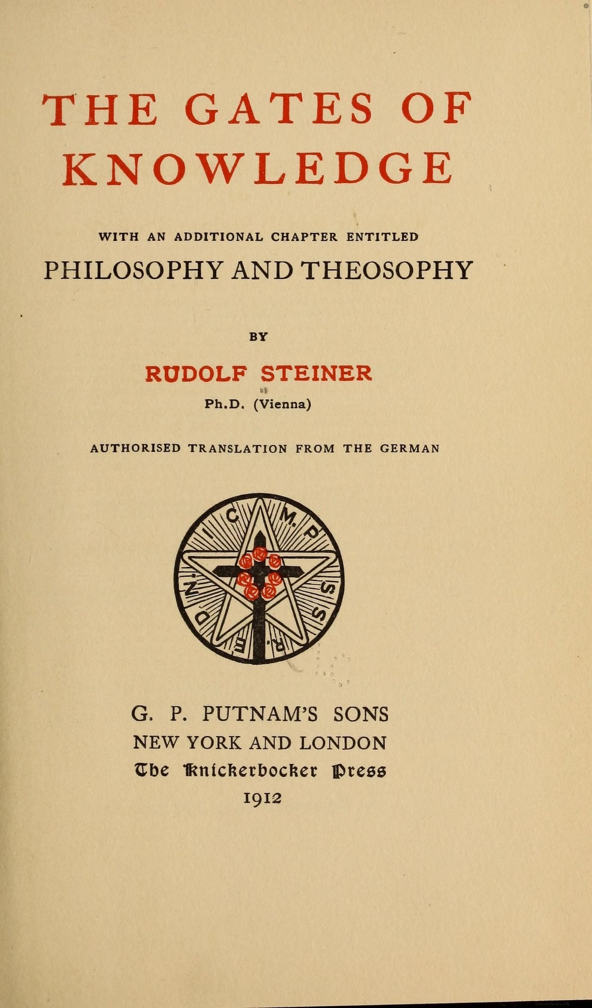 Gates of Knowledge: Philosophy and Theosophy