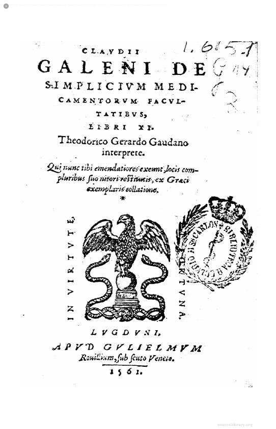 On the Properties of Simple Medicines