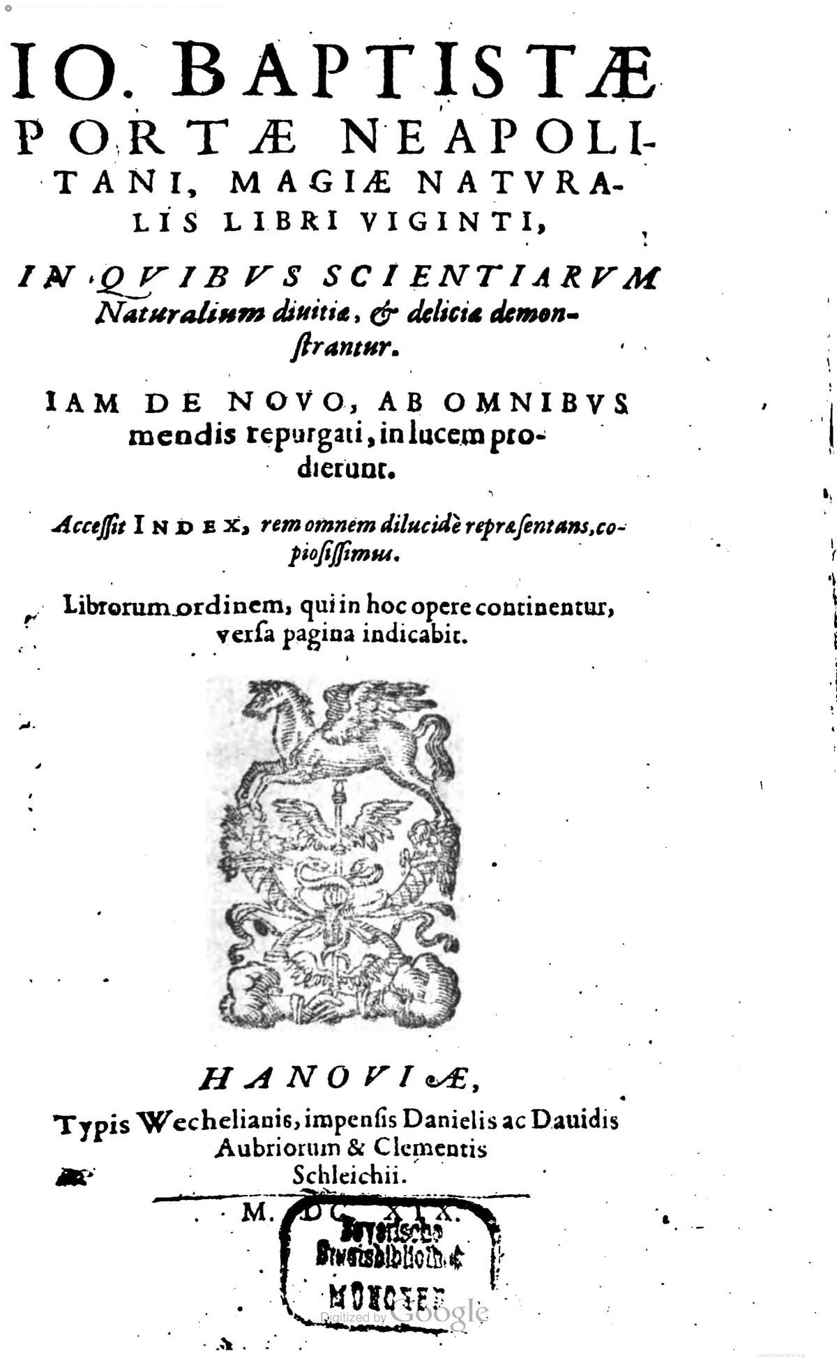 Natural Magic (Magia Naturalis)