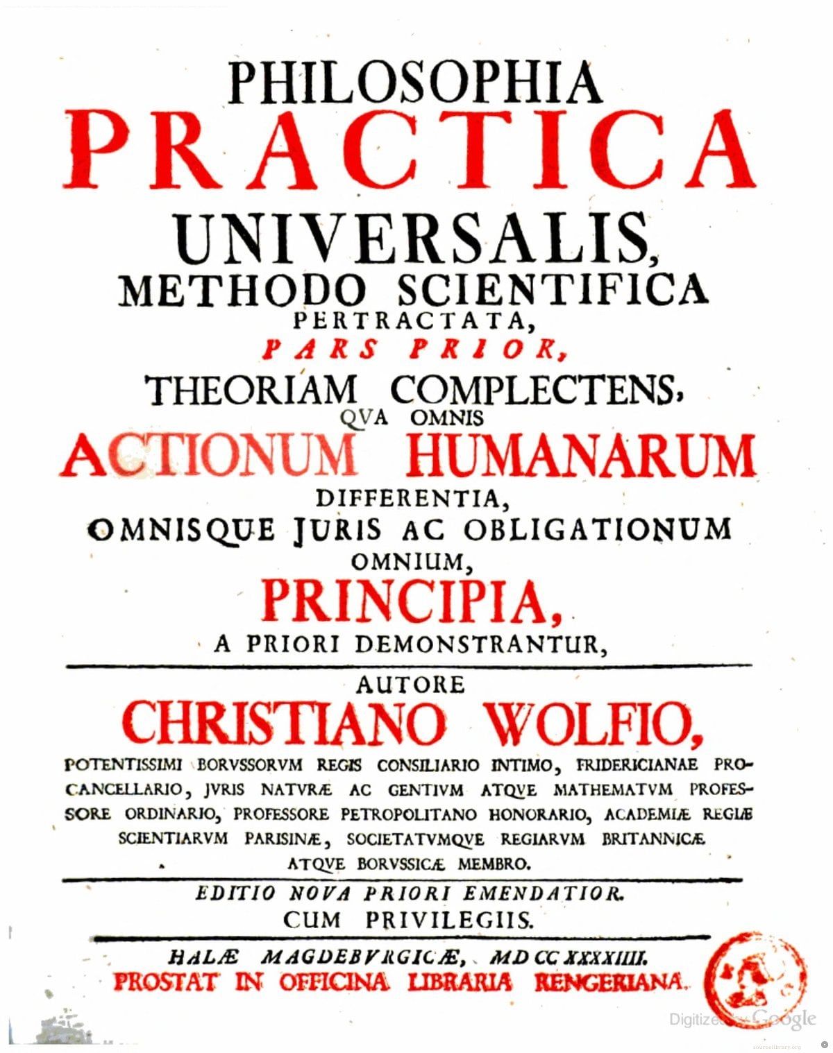 Universal Practical Philosophy