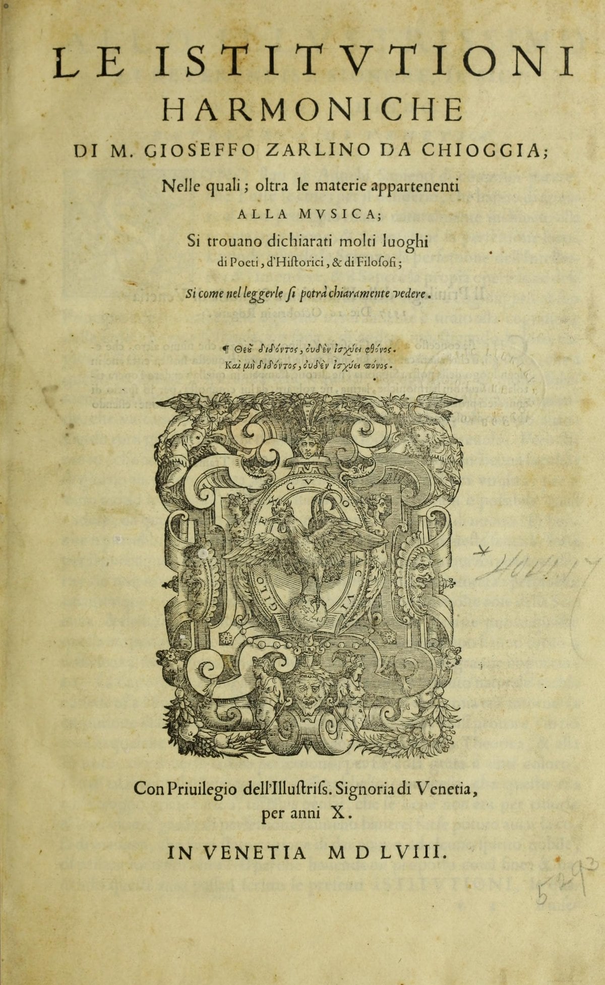 Le Istitutioni Harmoniche