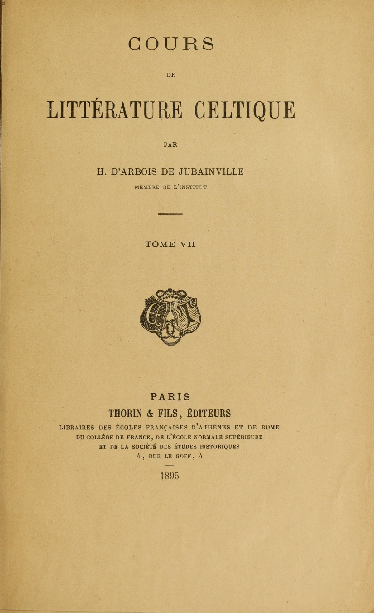 Studies on Celtic Law