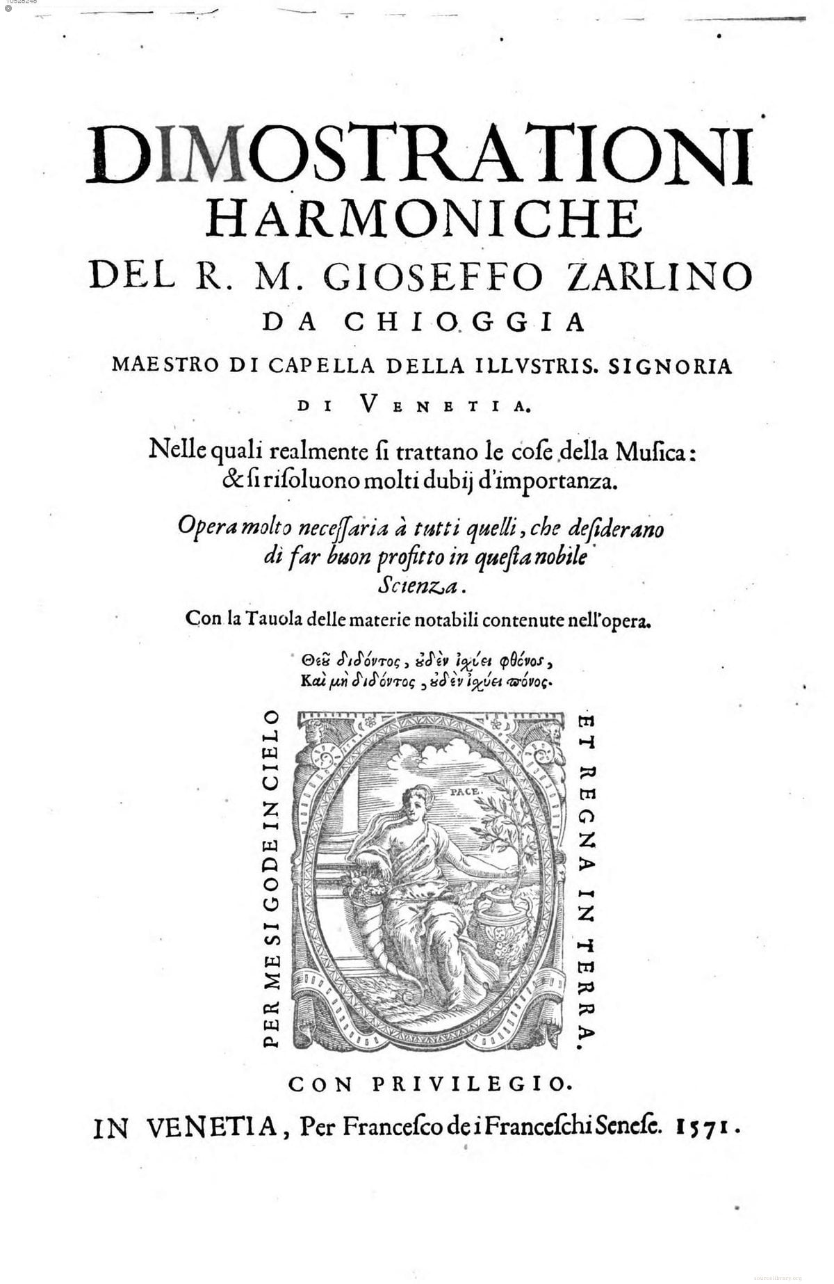 Dimostrationi Harmoniche