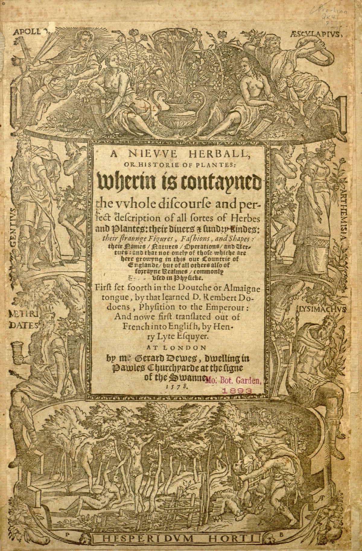 A New Herbal, or History of Plants