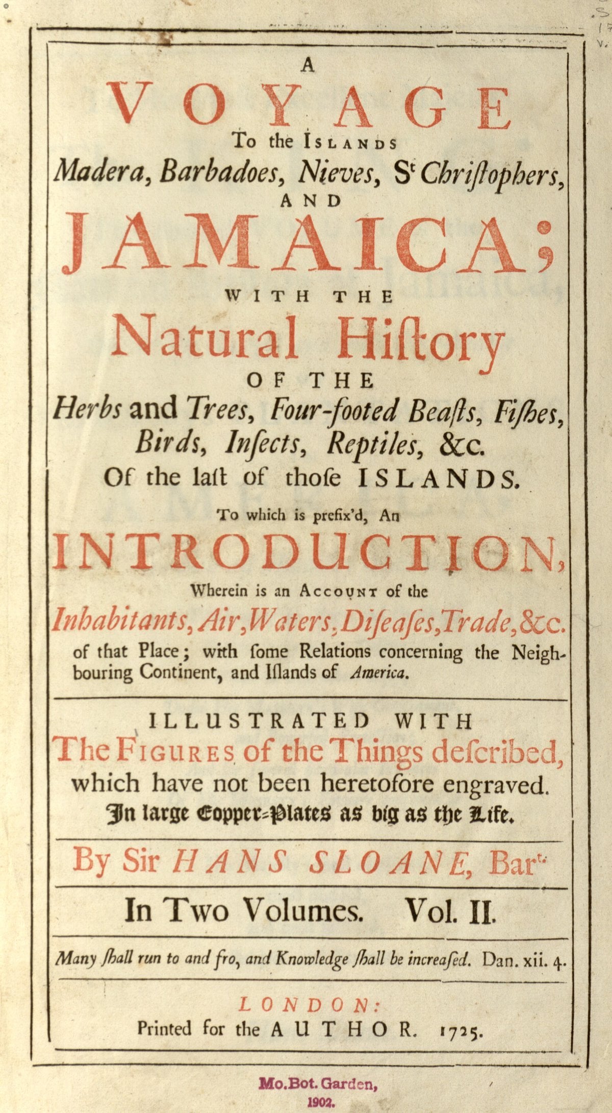 A voyage to the islands Madera Barbados Jamaica Vol. 1