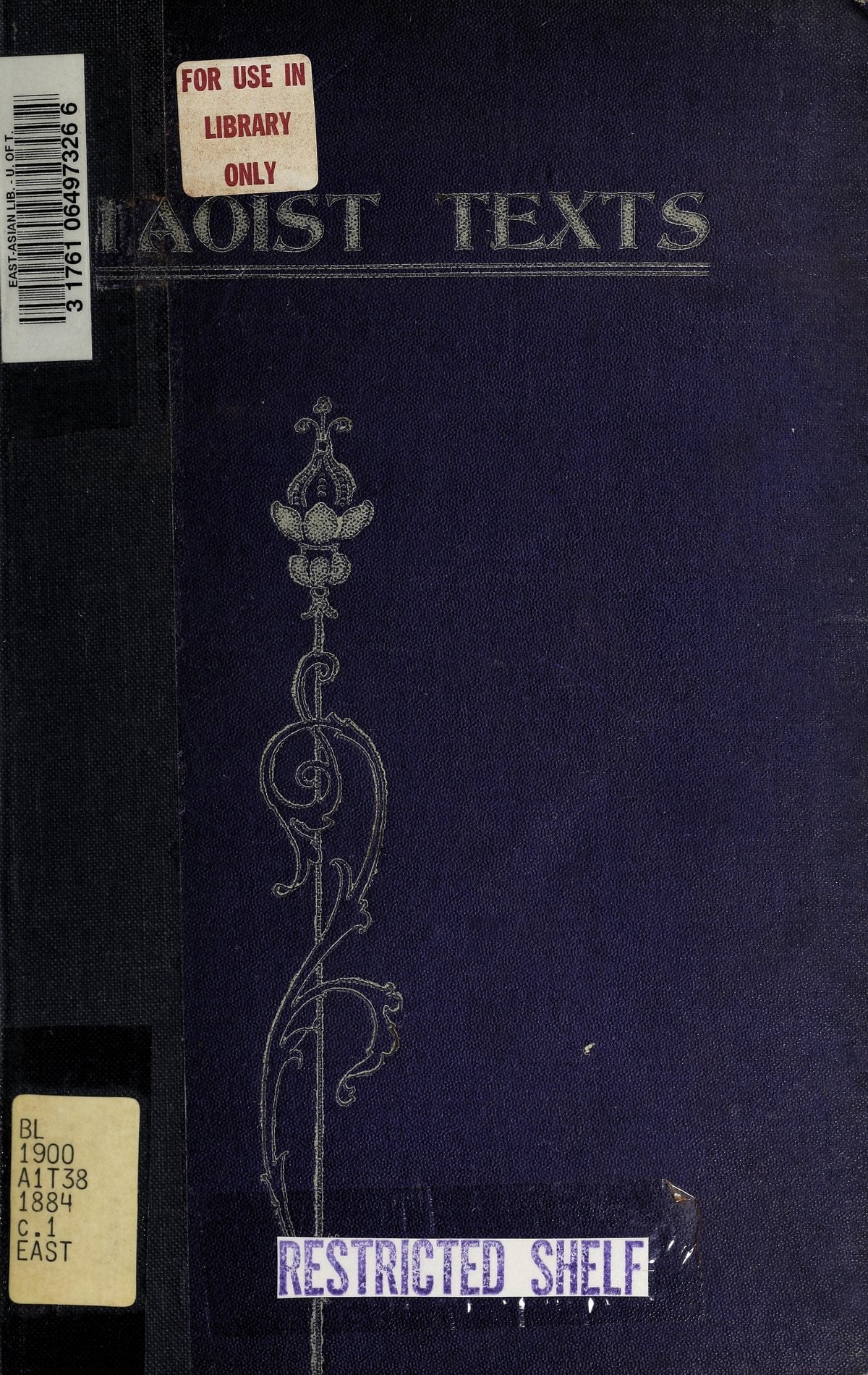 Taoist Texts: Ethical, Political, and Speculative