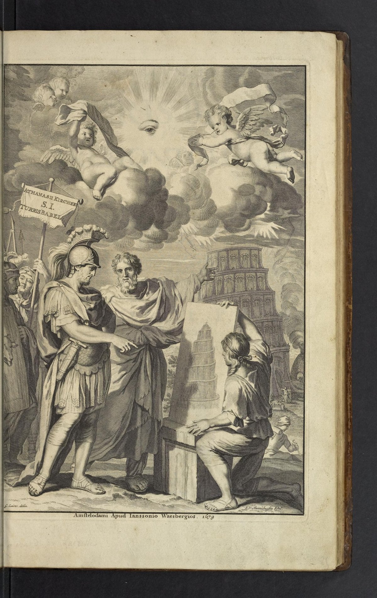 Kircher: Turris Babel (1679)