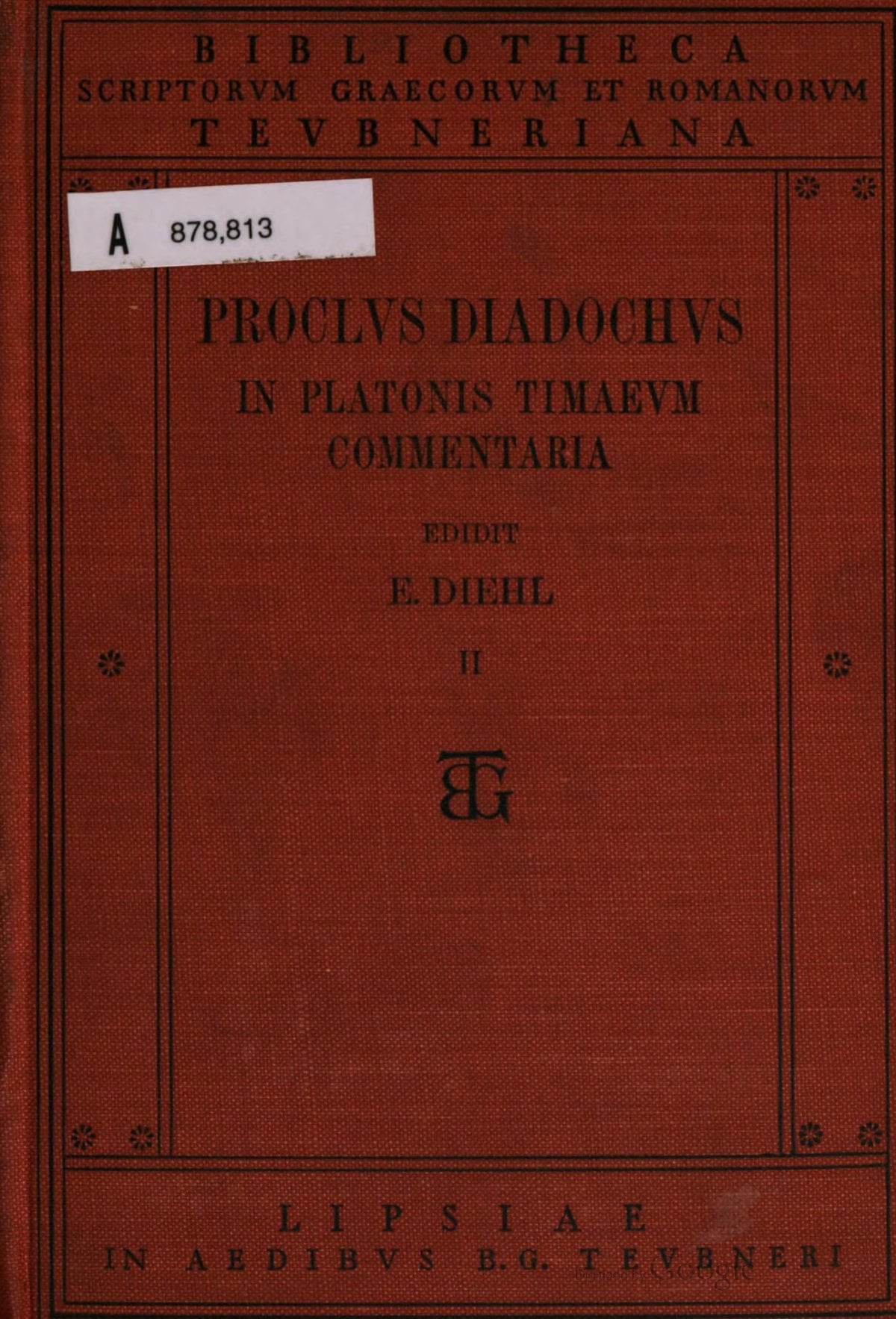 Commentary on Plato's Timaeus, Vol. I