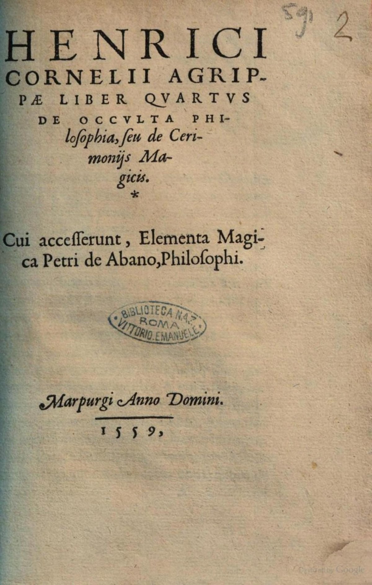 Magical Elements (Heptameron) and Agrippa's Fourth Book