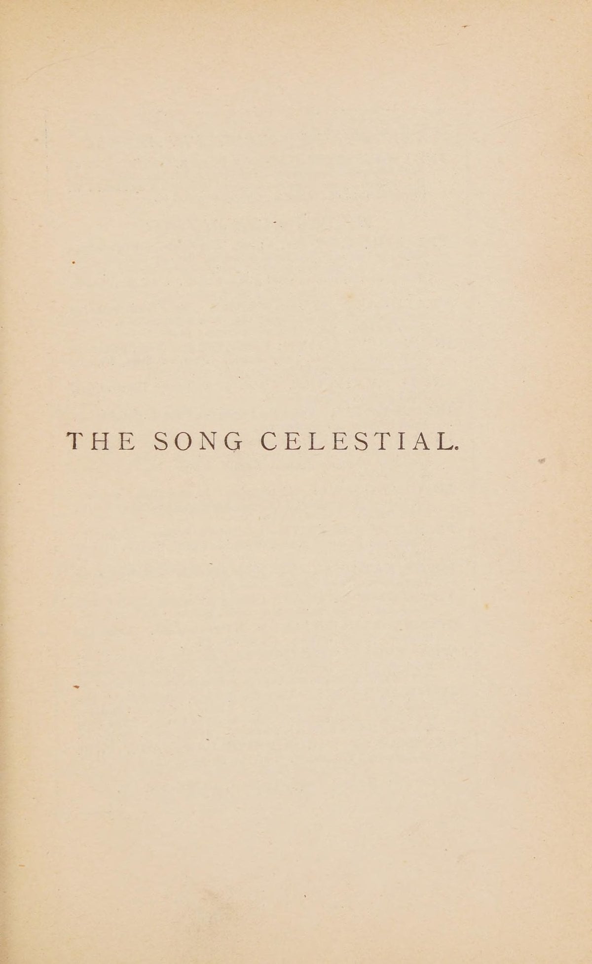 Bhagavad Gita (The Song Celestial)