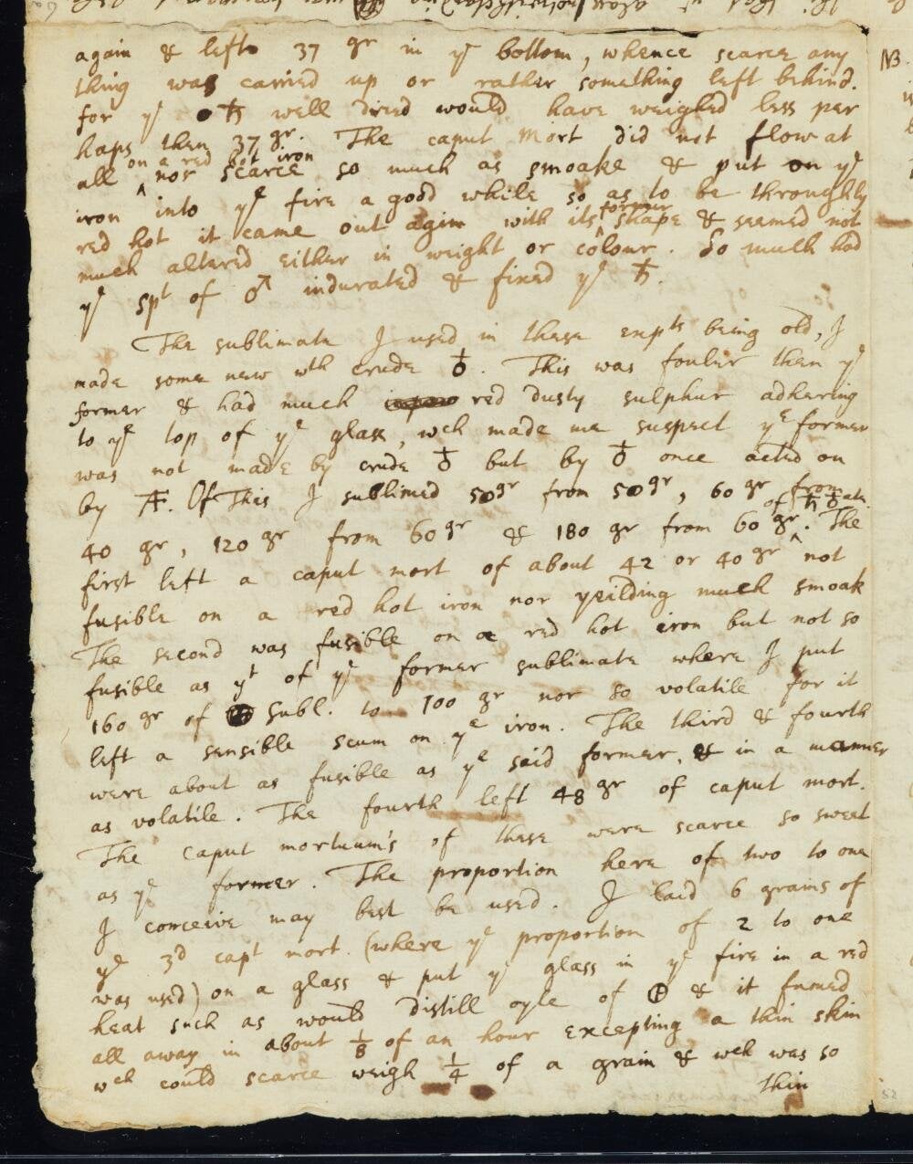 Notes of experiments in chemistry and alchemy (MS Add.3973)