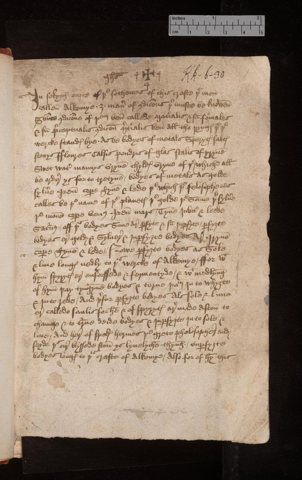 Alchemical treatises (Cambridge, University Library, MS Kk.6.30)