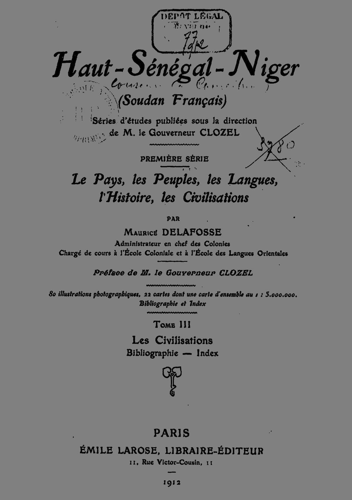 Upper Senegal-Niger, Vol. 3