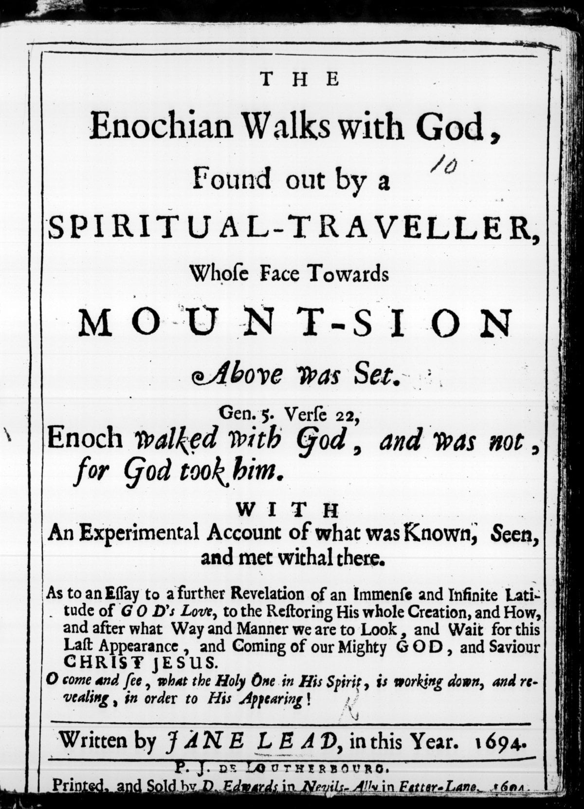 The Enochian Walks with God