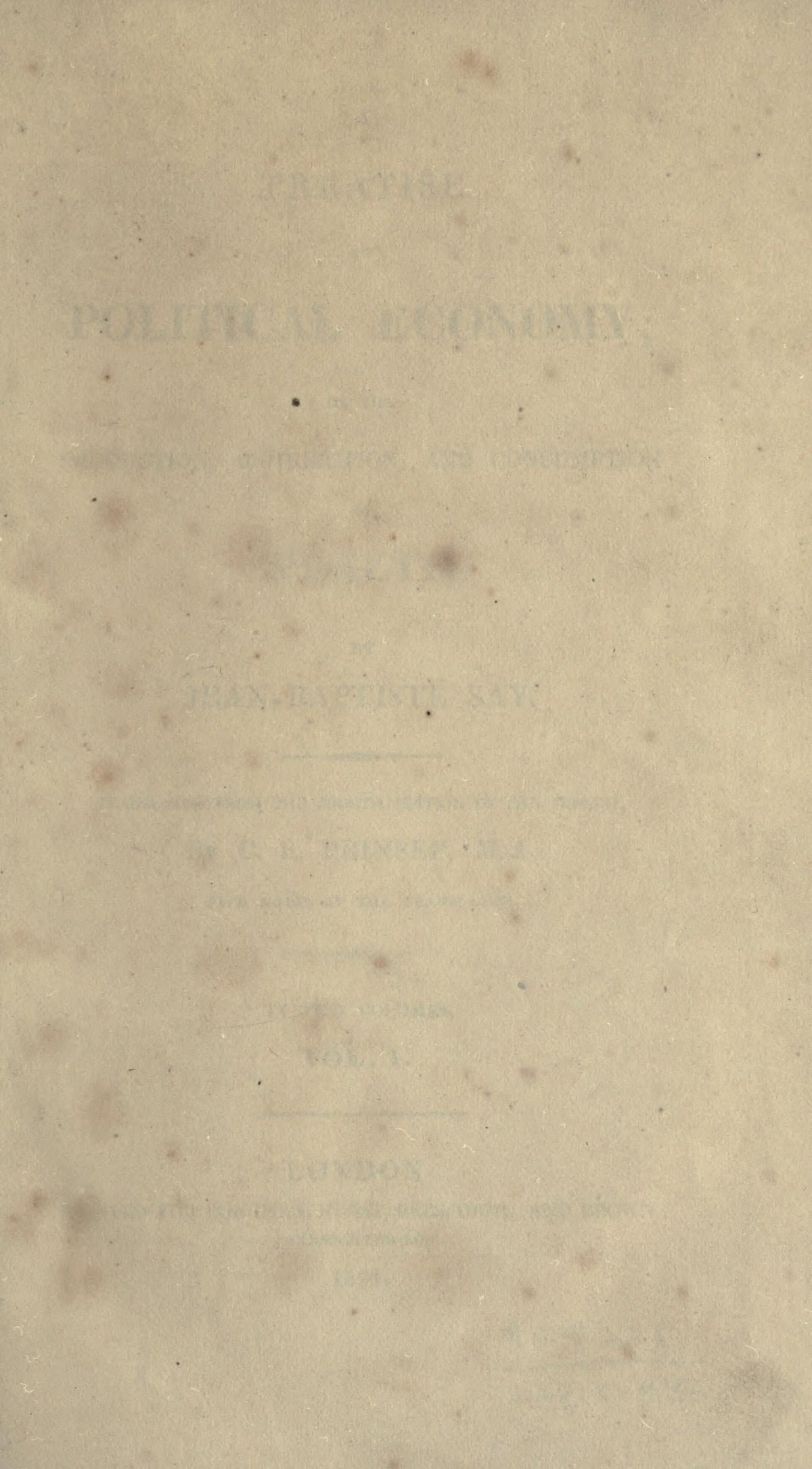 A Treatise on Political Economy