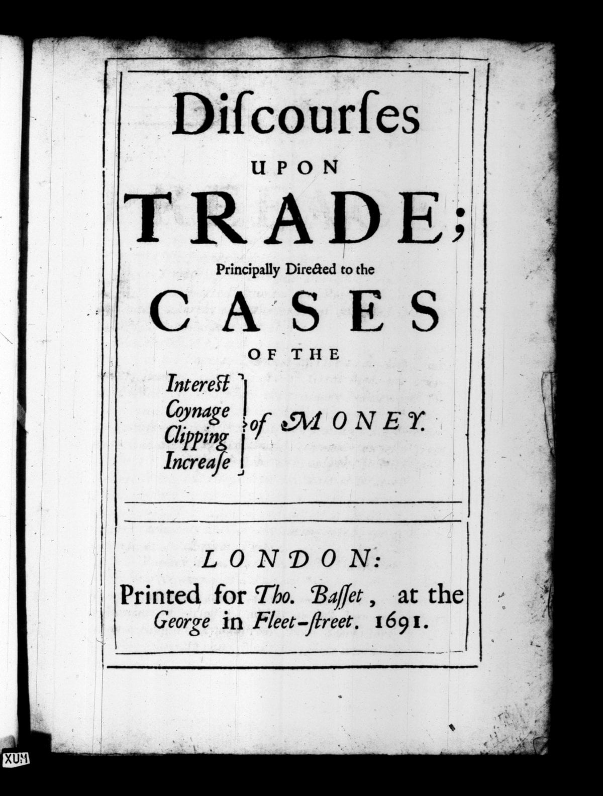 Discourses upon Trade