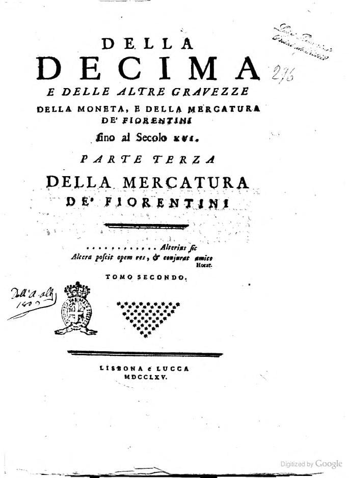 On the Tithe and Various Other Taxes