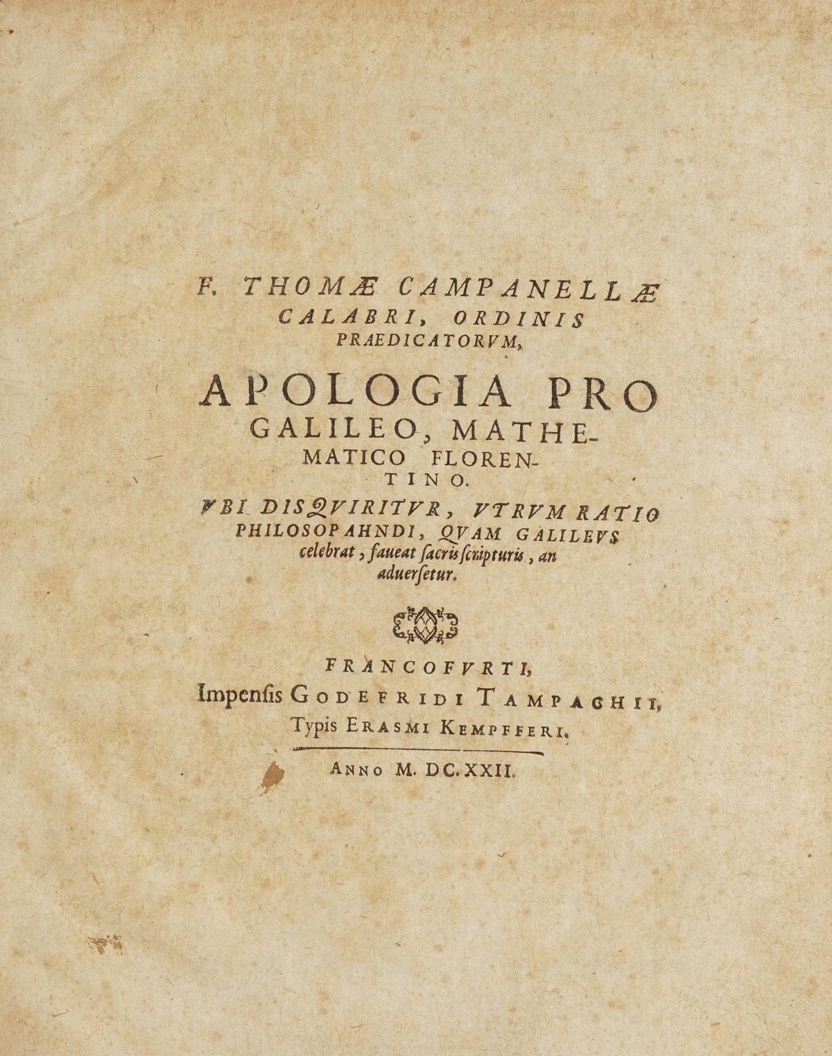 A Defense of Galileo