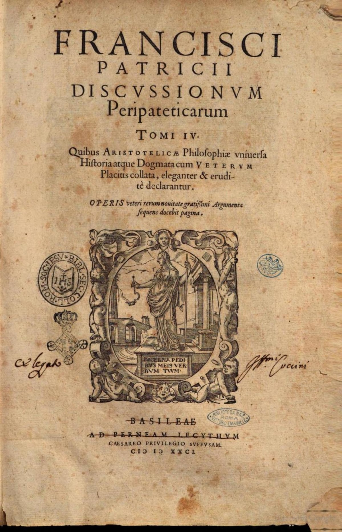 Peripatetic Discussions in Four Volumes