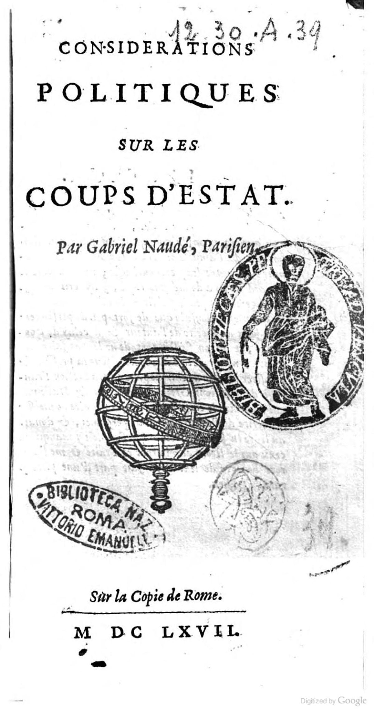 Political Considerations on Coups d'État