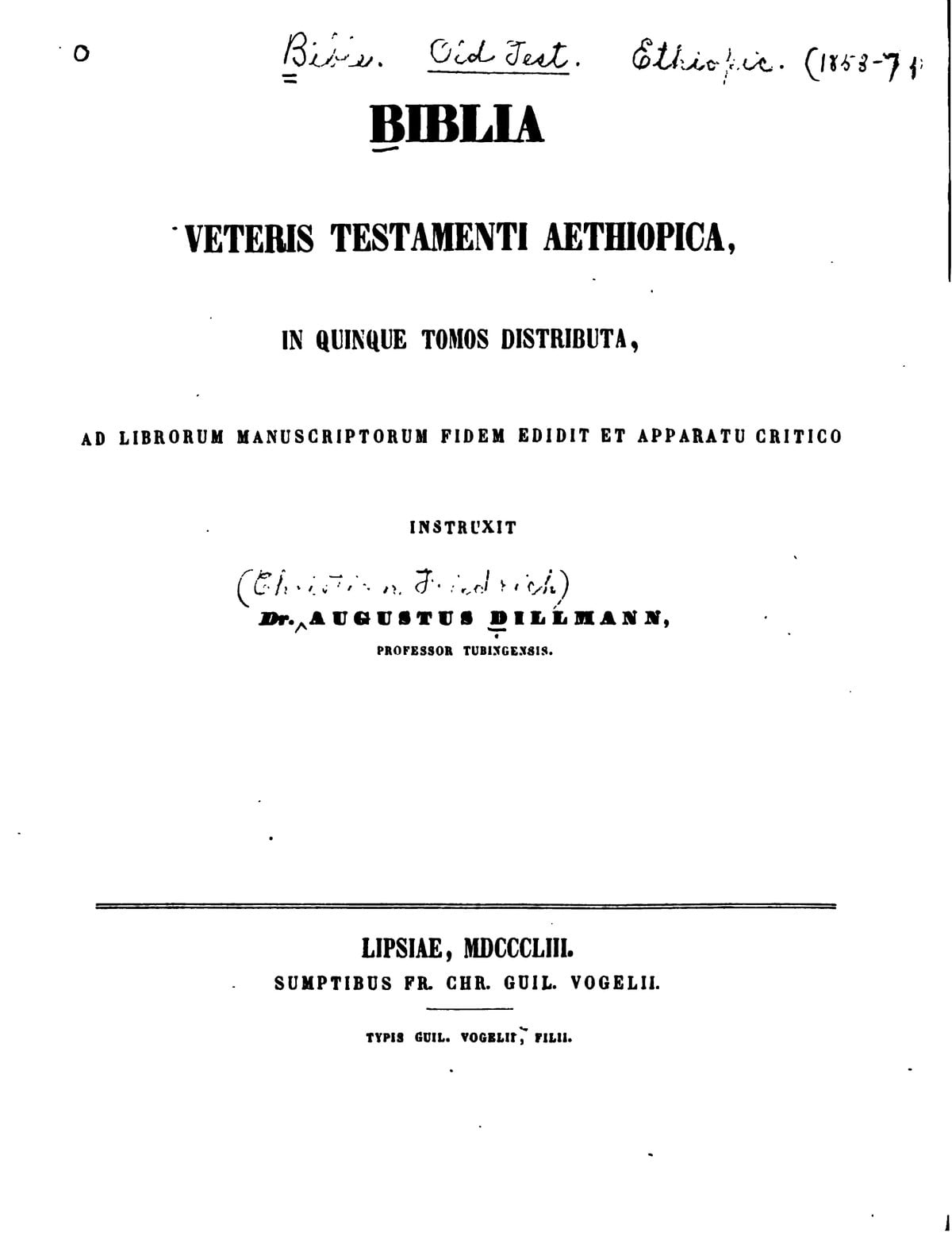 Ethiopic Bible of the Old Testament