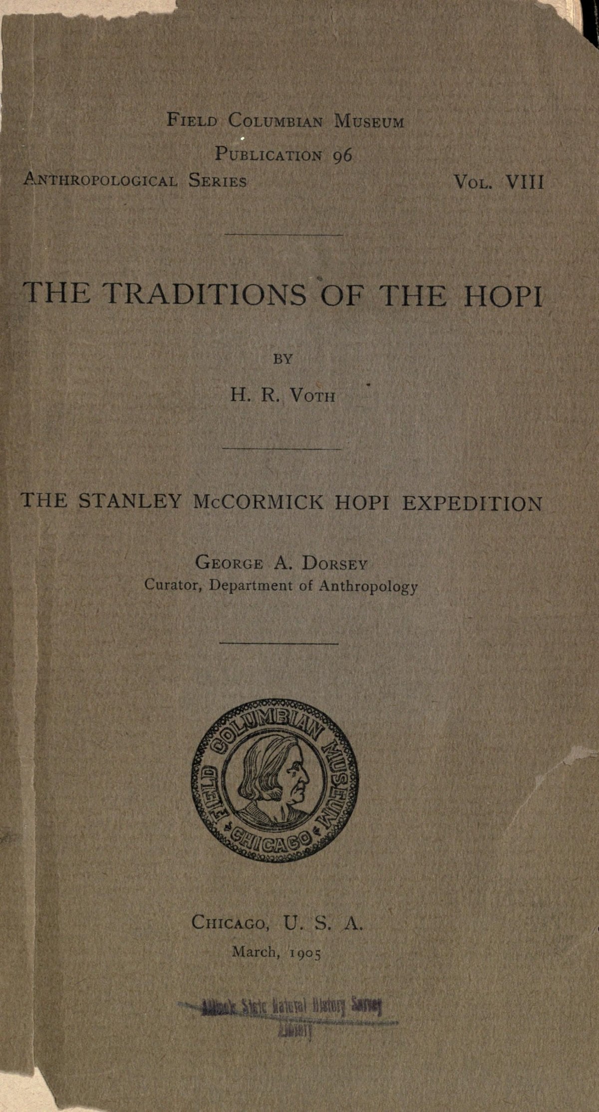 The Traditions of the Hopi