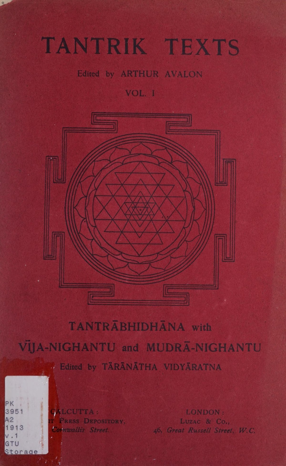 Tantric Dictionary with Seed-Syllable and Gesture Lexicons