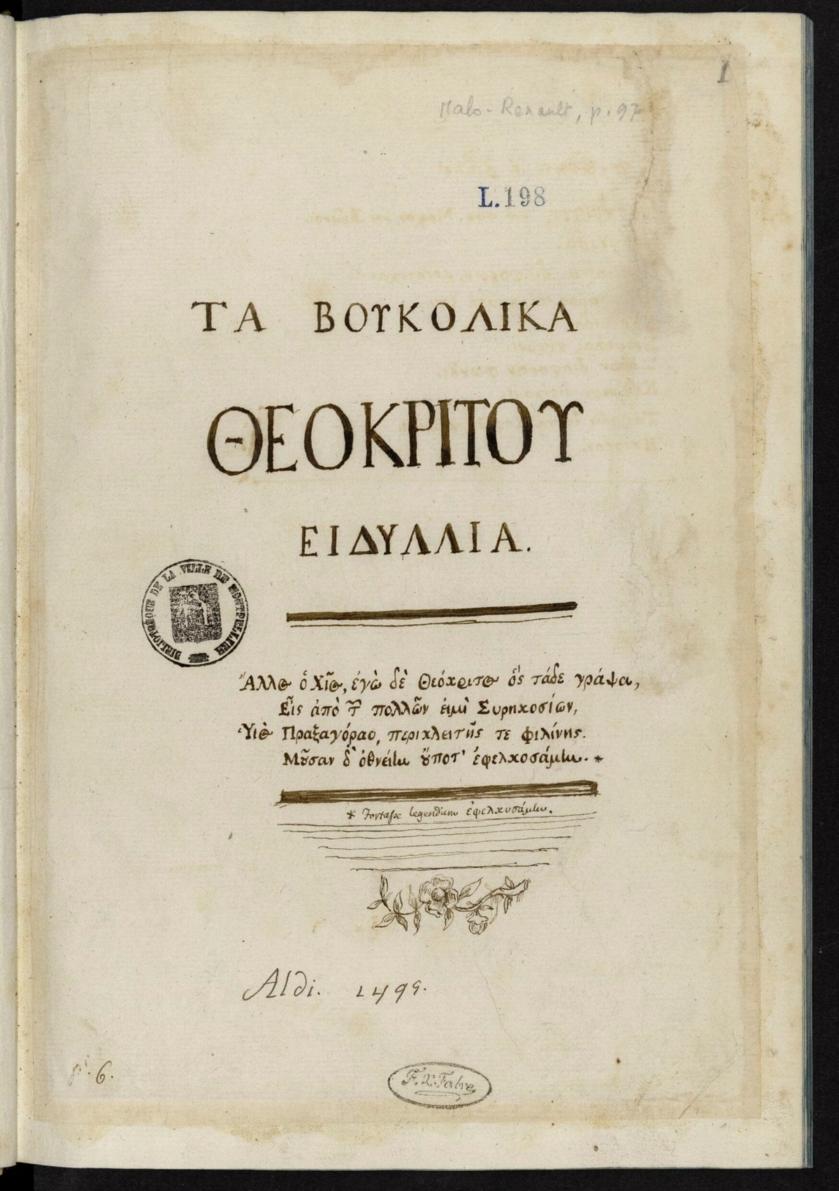 Works and Days, Theogony, and Theocritus's Idylls